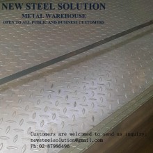 1.25M*2.4M*2.75MM GALVANISED  CHEQUER PLATE